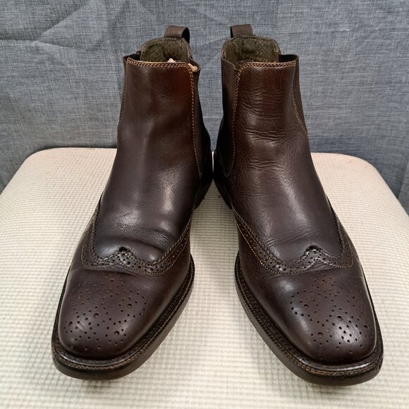 Cole Haan Men Leather Chukka Boots Brown Size 9.5 Brazil - Picture 2 of 12